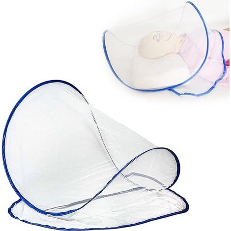 Moustiquaire pliable - 70 x 50 x 40 cm - Moustiquaire de tête - Moustiquaire pop-up (1/5)