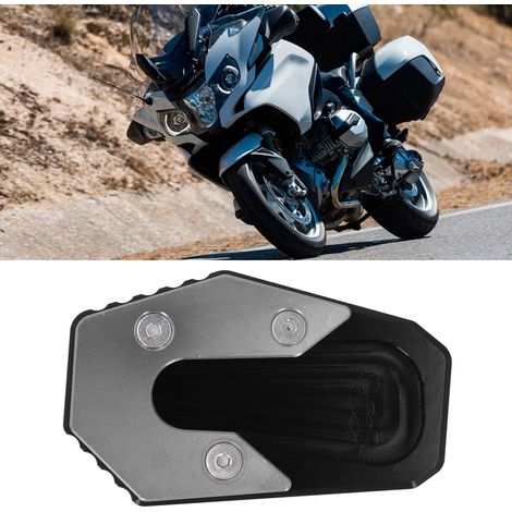 Motorradmodifikationen: Seitenständer aus Aluminiumlegierung, verbreiterte Fußrasten, verbreiterte Standfläche und rutschfeste Seitenständer. Kompatibel mit BMW R1200RT Titanium (Baujahre 2014–2018). (1/5)