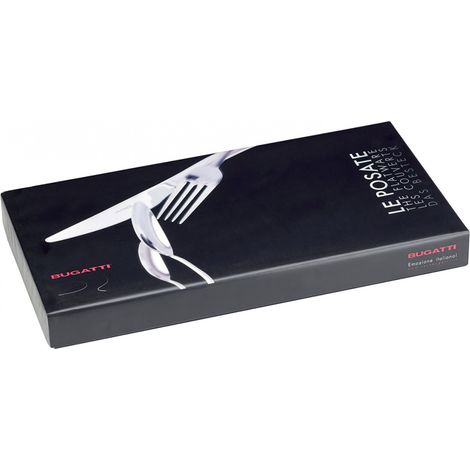 ALADDIN Ghiera Argento Anticato, Posate Set 24 Pz, Scatola - Ghiera: Argento - Colore: Rosa (1/2)