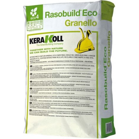 KERAKOLL 01844 RASOBUILD ECO GRANELLO BLANCO 25 kg - ref: K01844