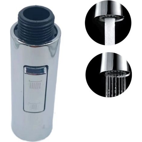 Tête de robinet de cuisine universelle G 1/2, pièce de rechange pour douchette de robinet, douchette (1/4)