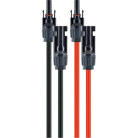 Rallonge de câble solaire SCHWAIGER SOMC4200, 2 m, 2 pièces (1/5)