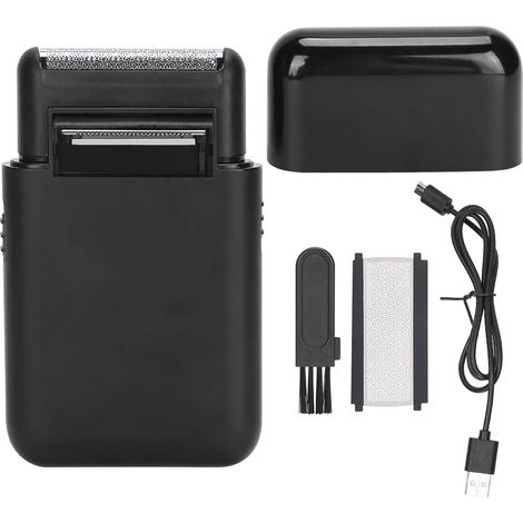 Rasoir chauve - Mini rasoir électrique pour homme - Tondeuse à barbe - Rasoir chauve - Rasoir électrique professionnel - Mini rasoir électrique - Lavable - Pour homme - Chargement USB (1/5)