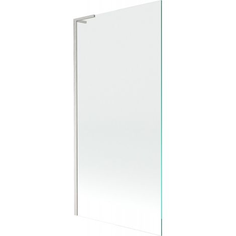 Mexen Next L paroi de baignoire à 1 volet 90 x 150 cm, transparent, nickel brossé - 895-090-000-03-00-97 (1/5)