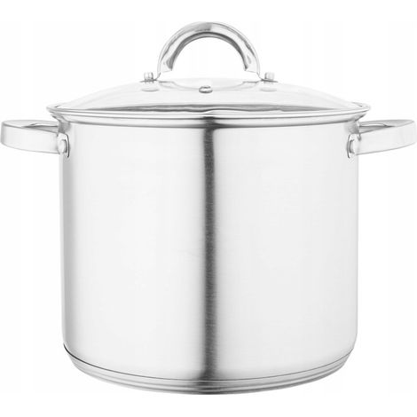 Induktionskochtopf, Stahl, mit Skala, Deckel, Altom Design Fabio, 24 cm, 8,5 l