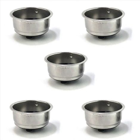 Panier-filtre à café en acier inoxydable pour 2 tasses, pour machine à café, porte-filtre ou cafetière à filtre.-AquaForge (1/4)