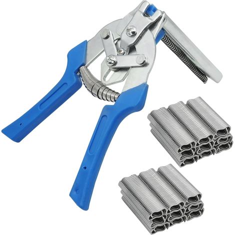 1200 M Type Galvanised Ring Clamps for Fixing Pet Cage Fencing Chickens and Birds (1/5)