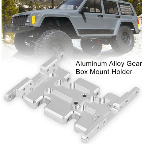 Support de transmission en aluminium pour modèles RC Crawler SCX10, SCX10 II et TFL, durable et léger.