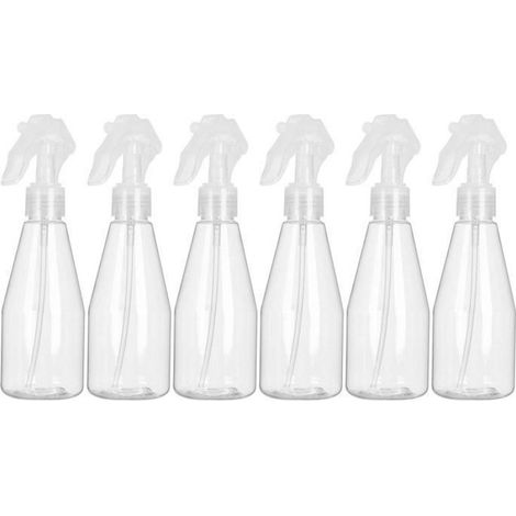 Flacon Spray Vide 200ml, Lot de 6 Vaporisateur Vide en plastique, Bouteille Pulverisateur Vide pour Désinfectant, Jardina (1/5)