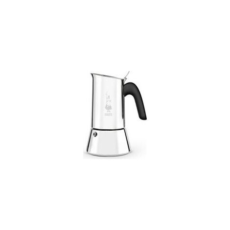 Cafetière italienne 6 tasses en acier inoxydable – Compatible induction – Design moderne pour café riche en arômes – Bialetti