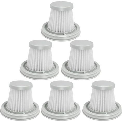6er-Pack HEPA-Filter, kompatibel mit dem kabellosen, waschbaren Staubsauger Xiaomi Mijia Handy Home Car Mini – Ersatzteile (1/5)