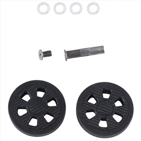 Roues de rechange pour valise 60 x 11 mm, roulettes en polyuréthane, double roue. (1/5)