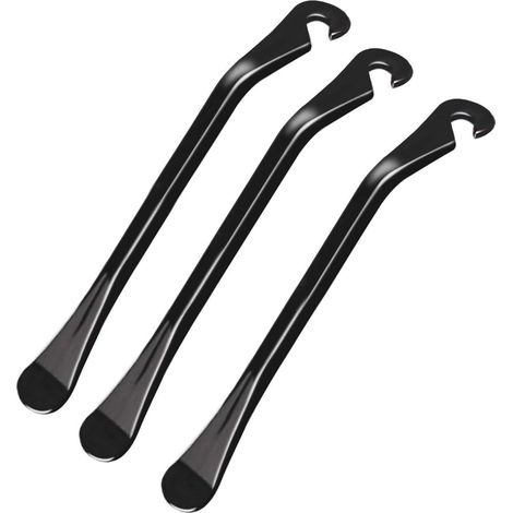 Demonte pneus Velo, 3 PCS Francaise Demonte Pneus Velo en Forme de Crochet en Acier, Leviers de Pneus de Vélo, Pince Pneu de Vélo pour VTT/BMX (1/5)