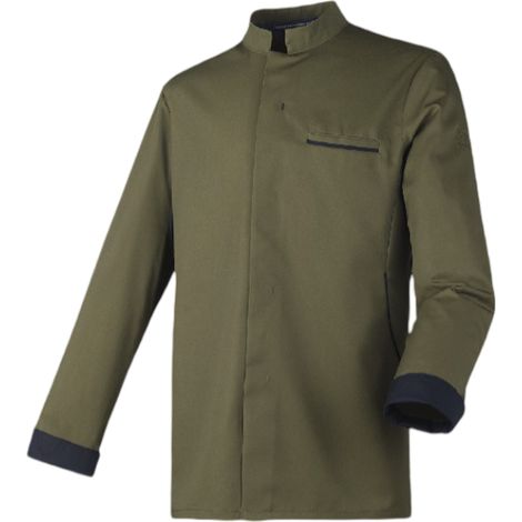 Giacca da cuoco ecologica maniche lunghe ROBUR DUNES ML Verde S