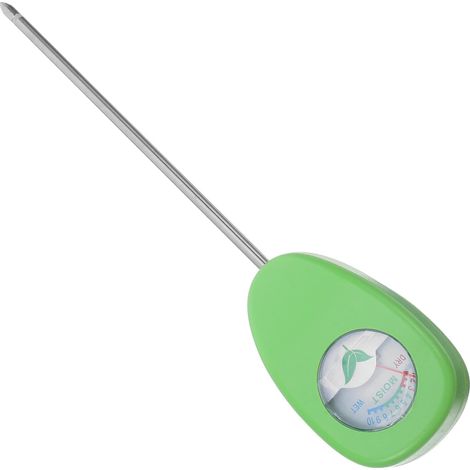 Humidimètre Sol des Plantes, 1 Pièce, Métal Plastique Vert Jardin et Pelouse, Usage Intérieur et Extérieur, Mesure Simple pour Pots et Entretien (1/5)