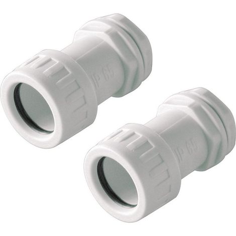 2 PZ Bloccatubo Raccordo Tubo Scatola Diametro 16mm per Tubo Rigido IP65