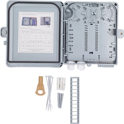 Boîte de distribution de fibres optiques, séparateur optique étanche à 12 cœurs pour PLC SC FC (1/5)