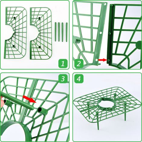 Support à fraises, étagère anti-chute pour fruits en pot, support de jardinage, cadre de culture pour fraises (1/5)
