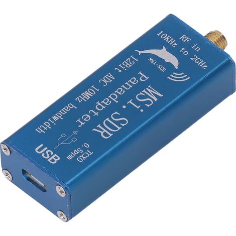 Récepteur SDR 12 bits ADC 10 MHz TCXO 0,5 ppm, radio HF VHF UHF FM AM, 10 kHz à 2 GHz, pour écoute et décodage (1/5)