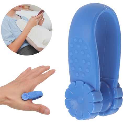 Clip Acupression Manuel Boîtier Plastique bleu 8PCS Aide Migraine & Anti-Stress Relief de Tension entre Index et Pouce (1/5)