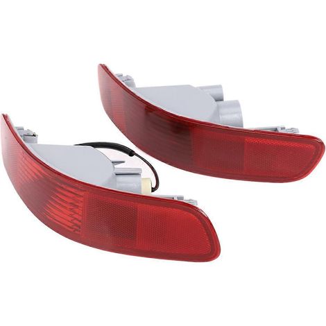 1 paire de déflecteurs de feux antibrouillard arrière gauche et droit pour pare-chocs arrière 6340F7 8355A004 (1/5)