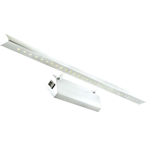 Applique murale rétro chromée linéaire triangulaire LED 6W RITON Struhm avec interrupteur (1/3)