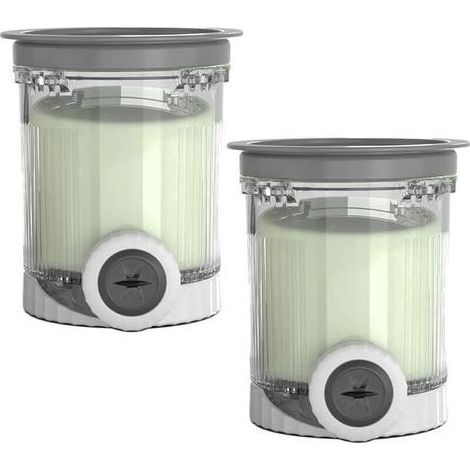 Pot et Couvercle pour Ninja Swirl by CREAMi Sorbetière et machine à glaces, Lot de 2 Bol Bacs à Crème Glacée pour Ninja Creamy NC701EU NC701 NC700 Série, Sans BPA et Lavable au Lave-Vaisselle (1/5)