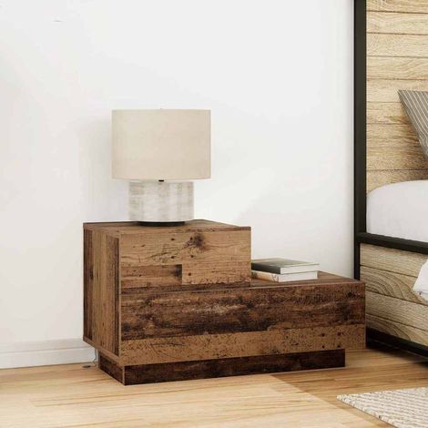 Nachttisch Altholz 70 x 36 x 40,5 cm Holzwerkstoff
