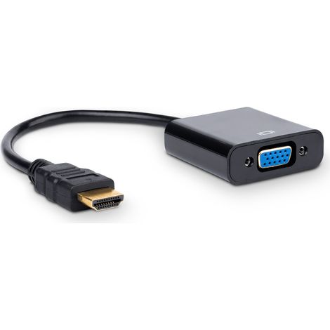 Adattatore convertitore VGA HDMI Akyga AK-AD-42 per monitor Full HD con cavo F/M da 15 cm