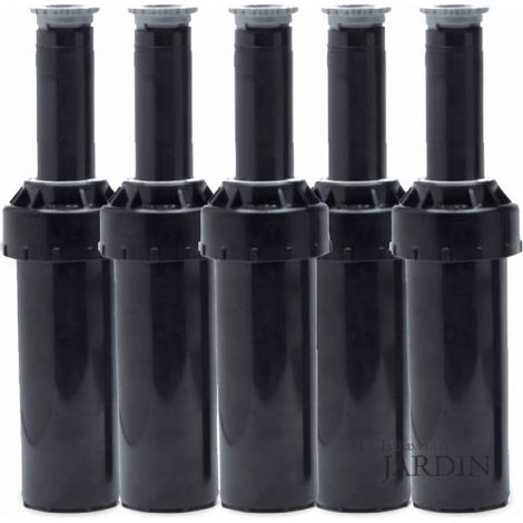 Lot de 5 Diffuseur d'arrosage Toro LPS215 avec buse réglable, portée 4,5 m, Tuyère d'irrigation hauteur de tige 5 cm (1/5)