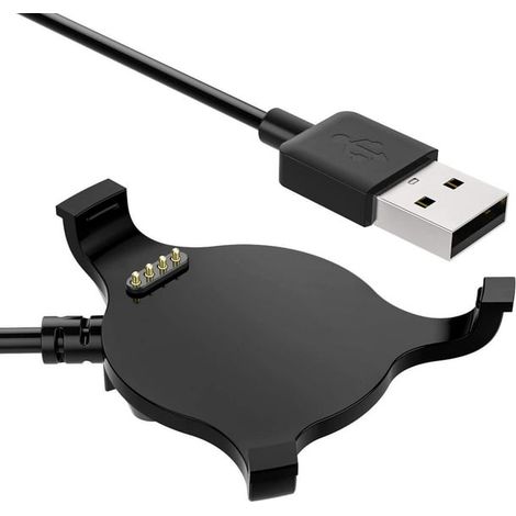 Câble USB de charge et synchronisation pour Bushnell Neo Ion 1/2 et Excel, accessoire de remplacement portable, compatible GPS golf montre, couleur noire (1/5)