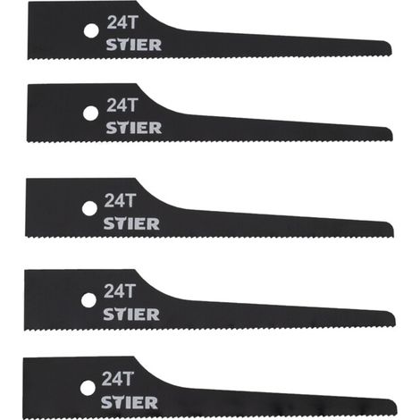 Lame de scie sauteuse STIER pour STS-100, 24 dents, 5 pièces 5 pièces (1/5)