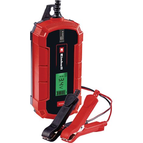 Einhell Chargeur de batterie CE-BC 4 M (Pour tous types de batteries, courant de charge maximal de 4 A)