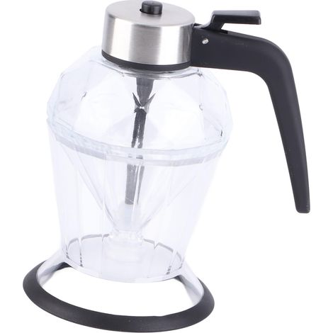Bouteille de miel en verre transparent 200ml avec bec verseur à pression, distributeur d'huile à main pour sauce soja (1/5)