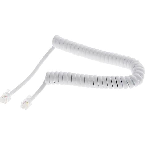 Helos Auricular Rizado Corta, Blanco, Lose