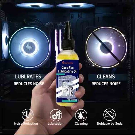 High-speed computer bearing shaft maintenance: quiet cooling fan lubricant, rust-preventive grease, and mechanical repair fluid. (1/5)