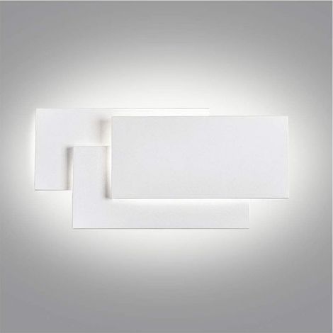 Aplique de pared LED de 24 W para interior, blanco, diseño simple, aplique de pared para pasillo, escalera, sala de estar, dormitorio (blanco frío)