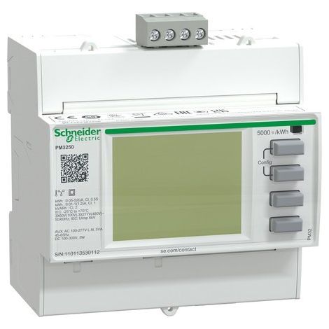 Schneider Electric Messgerät METSEPM3250 Universalmessgerät DIN Montage