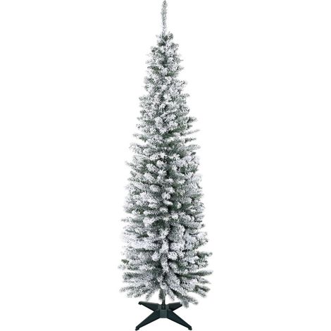 Künstlicher Weihnachtsbaum 180 cm in Grün/Weiß mit 390 Zweigen und stabilem Standfuß (1/5)