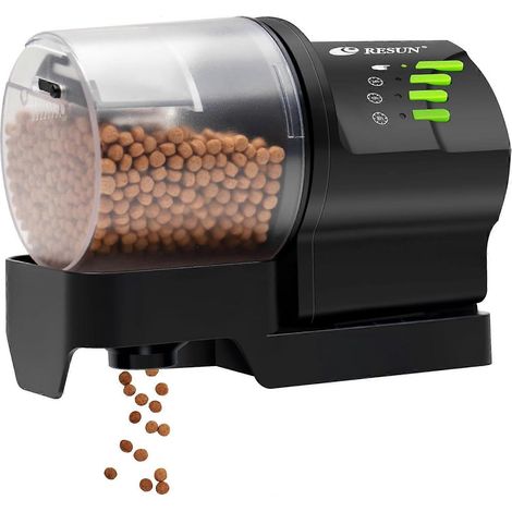 Distributeur de nourriture pour poissons d'aquarium, distributeur automatique multifonctionnel et réglable, mangeoire pour tortues pendant les vacances  AF2020 (1/5)