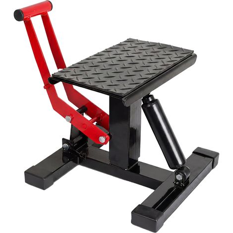 Monvelo Hydraulic Motorcycle Lift Stand Dirt Bike Repair Jack Adjustable Height (1/5)