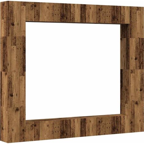 Maison Exclusive - Set Mobile TV 8 pz Montato a Parete Legno Antico in Truciolato