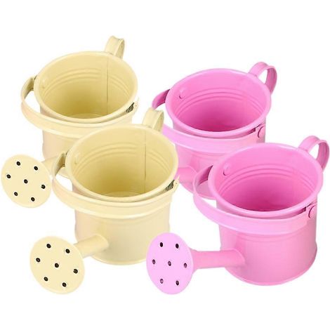 Arrosoir en métal pour enfants, compatible avec le jardinage, lot de 4 (1/5)