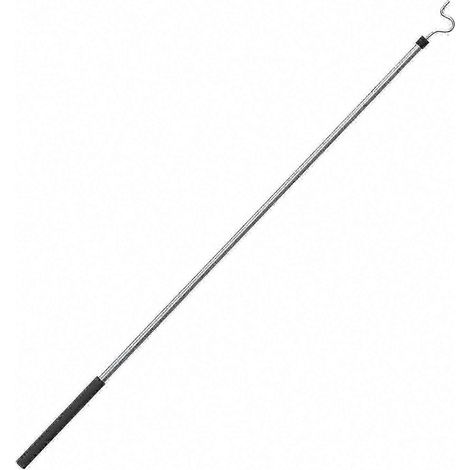 129 cm langer Hakenaufhänger für hohe Kleiderstangen, Schrankorganisator und Garderobenaufbewahrung, praktisches Accessoire für den Kleiderschrank. (1/5)