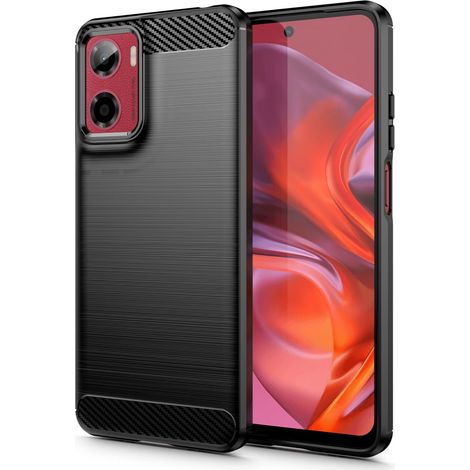 Tech-protect TPU Carbon Motorola Moto G05 / E15 Schwarz (1/5)