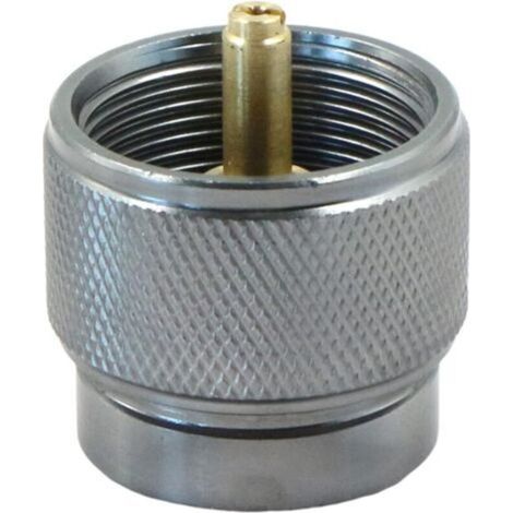 Petit Connecteur Gaz Extérieure Poêle - Adaptateur de Bouteille de Gaz de Camping Conversion Tête De Buse Rechaud de Cartouche de Vanne pour cuisinière à gaz, Réchaud de Camping
