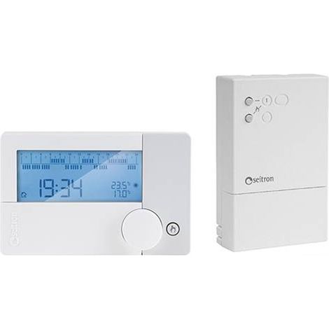KIT FREETIME EVO RADIO CHRONOTHERMOSTAT + RÉCEPTEUR Couleur : Blanc