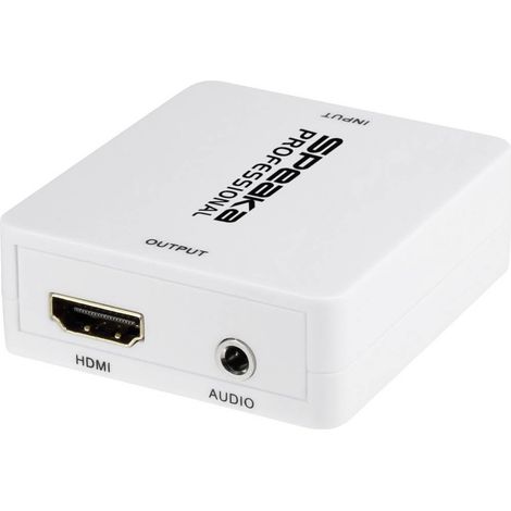 SpeaKa Professional audio Extracteur [HDMI - HDMI, Jack, Cinch-RCA] 1920 x 1080 Pixel
