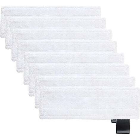 8PCS Bonnettes Microfibre pour Kärcher, Lingette Remplacement pour Karcher Vapeur, Chiffons Microfibre pour Karcher SC2 SC3 SC4 SC5, Kärcher Bonnettes pour Buse de Sol (1/4)
