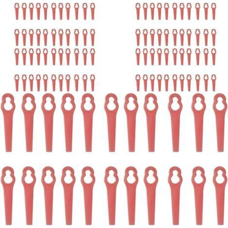 Lot de 100 Lames de Rechange Pour Coupe Bordures pour ART 26 Accu etc (1/3)